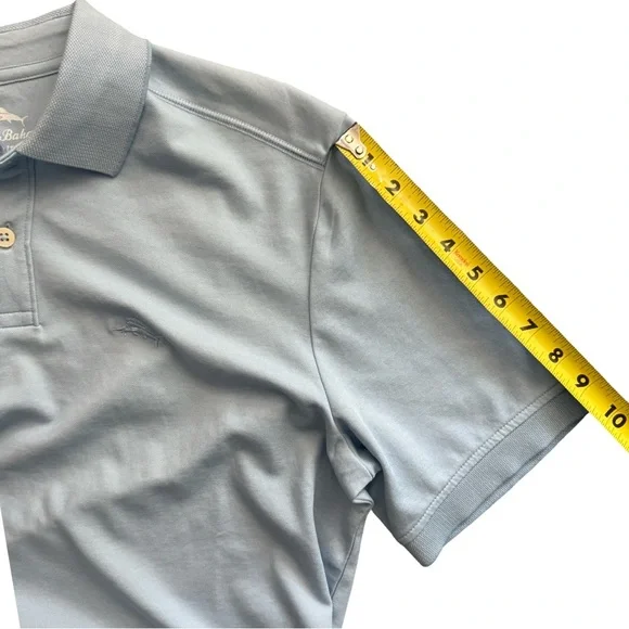 Tommy Bahama Light Blue Short Sleeve Polo Shirt Men’s Small S - Picture 5 of 7
